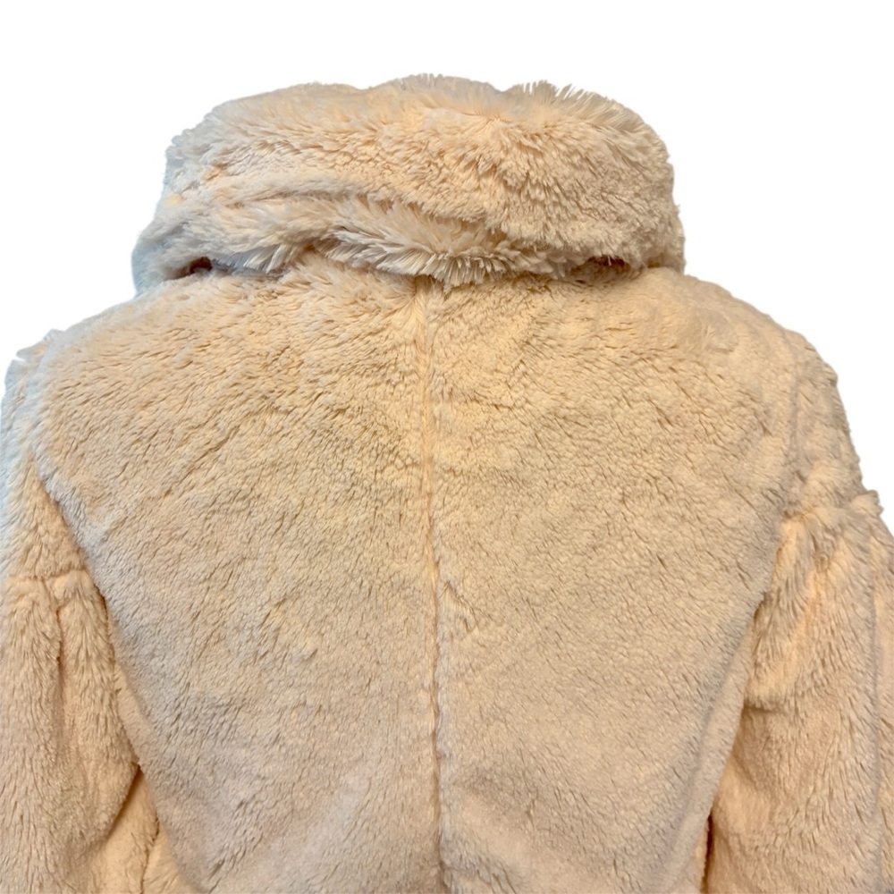 Vintage Forever Cream Faux Fur Lined Jacket, Waist length, Womens size Small - Picture 12 of 14